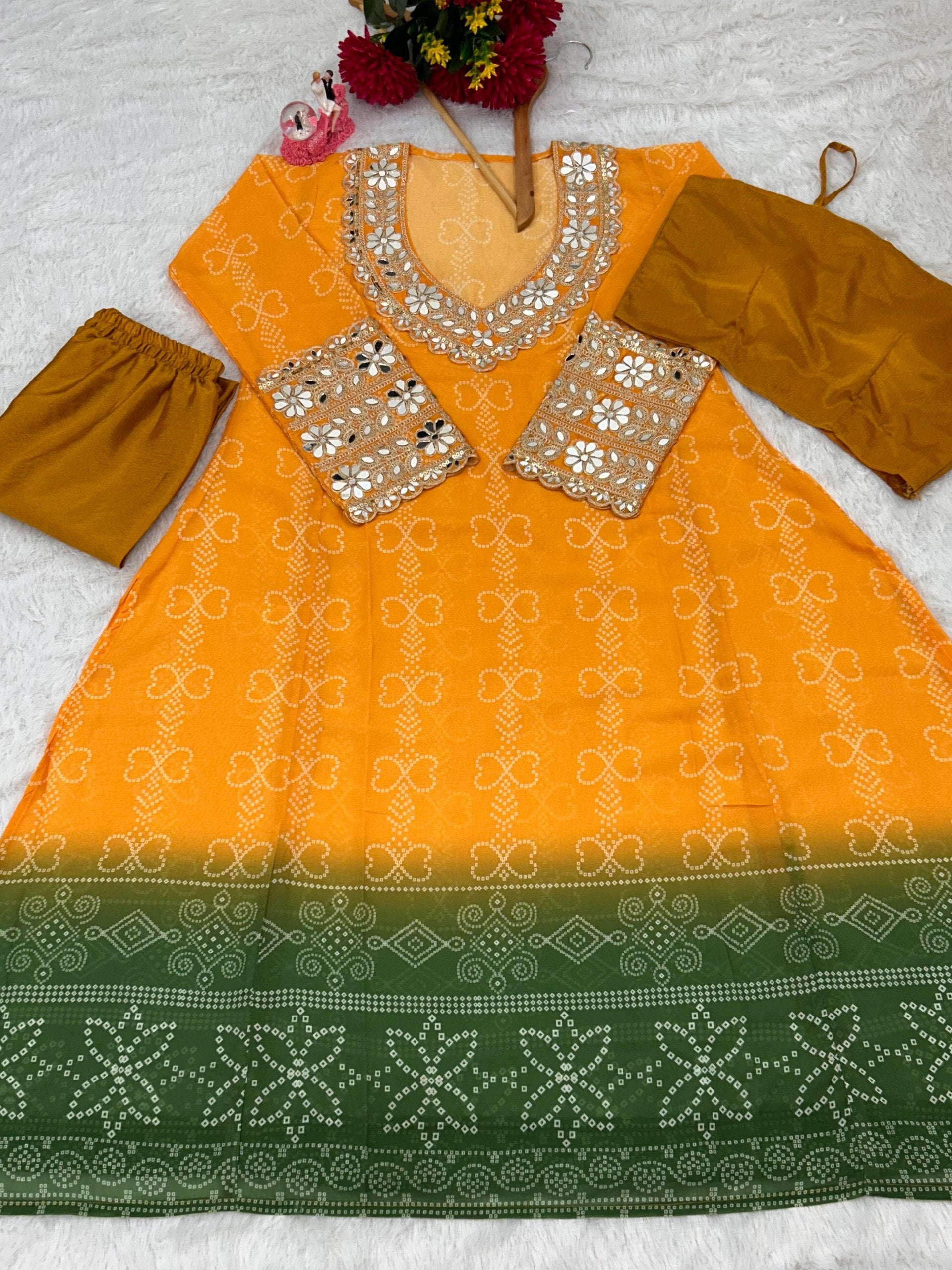 New Summer Vibes Collection β¨  Step into comfort & class with our Baggy Style Anarkali Kurti Set π